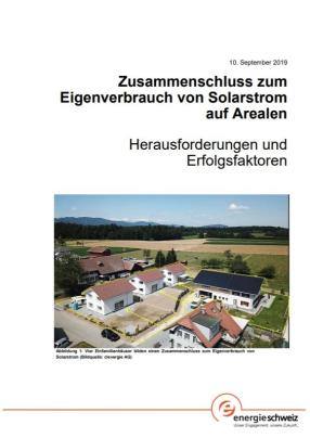 Eigenverbrauch von Solarstrom auf Arealen