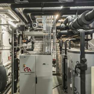 Betriebsoptimierung der Gebäudetechnik.